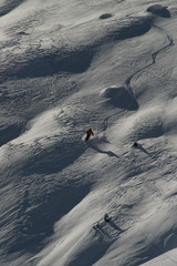 carving the powder