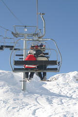 a chair lift to the top