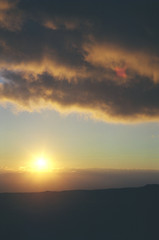 Fototapeta na wymiar zachód słońca na Kamczatce
