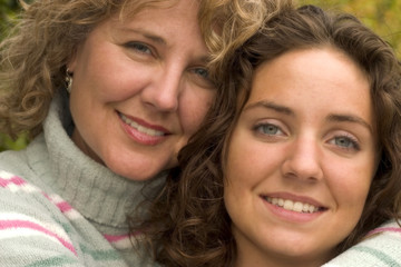 mother and daughter