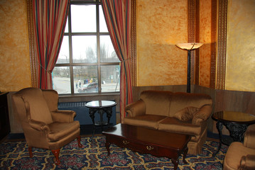 hotel lobby