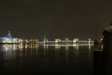 russia. st-petersburg. water area of 
