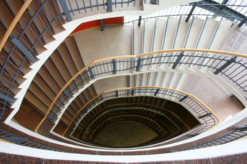 staircase looking down