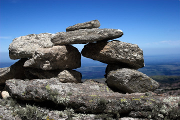 pila de rocas