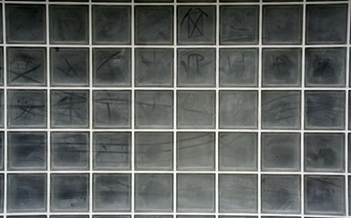Fototapeta na wymiar glass grid wall
