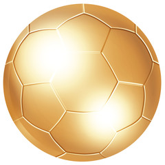 golden soccer ball