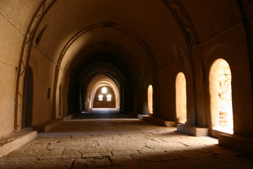 Obraz premium Interior view of fortress