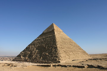Fototapeta na wymiar Kair piramidy