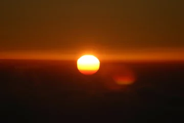 Fototapeten levée de soleil sur le mont sinai © piccaya