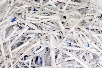 shreaded paper