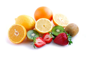 Crédence de cuisine en verre imprimé Fruits fruits assortis