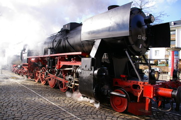 Fototapeta na wymiar locomotive steam
