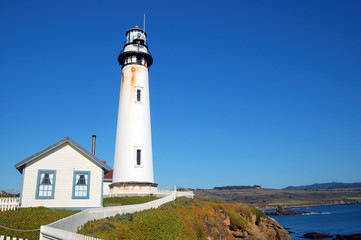 Fototapeta na wymiar pigeon point lighthouse