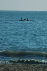sea kayakers