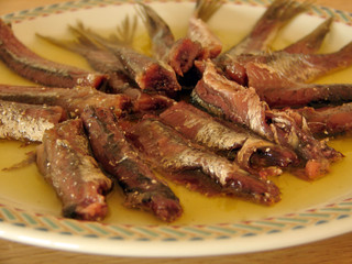 salted sardines