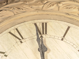 meet deadline (wall clock close-up)