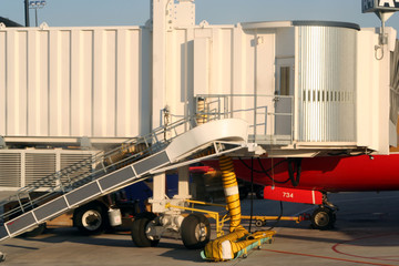 airport gate walkway