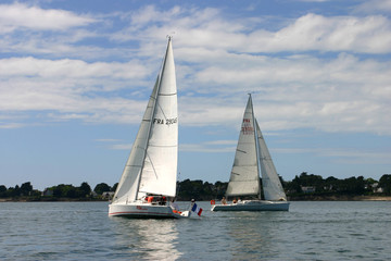 Obraz premium voiliers à saint malo