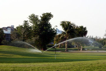 water the fairway