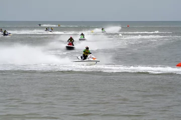 Fotobehang jetski race © philippe Devanne