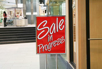 sale in progress