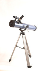 telescope over white