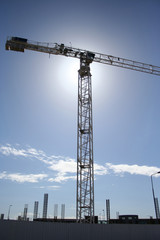 crane at building site