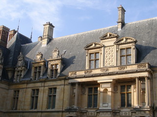 Obraz premium façade de la cour du château d'ecouen
