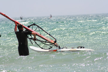 windsurfistas