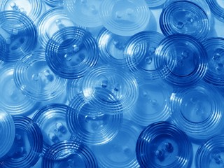 blue transparent buttons