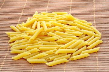 uncooked pasta