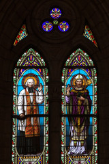 vitraux con escena biblica