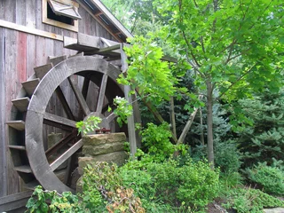 Foto auf Acrylglas Mühlen alte Mühle