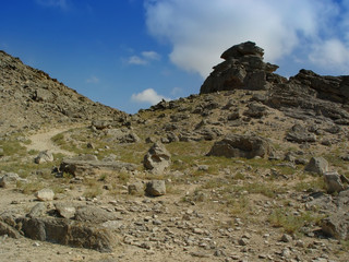 road among mountains
