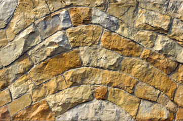 sinuous wall background