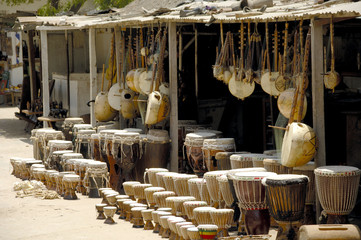 musical instruments, senegal