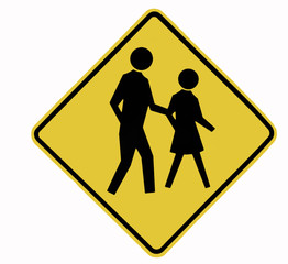 pedestrian traffic sign