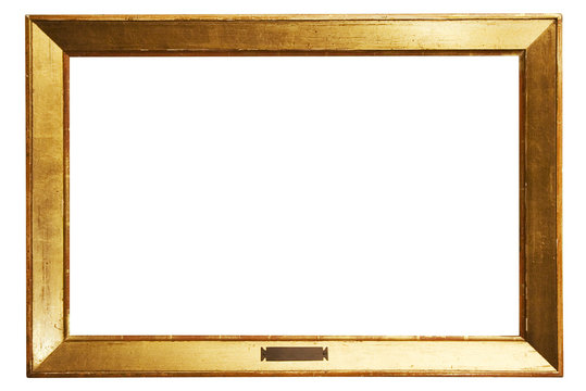 simple golden frame w/ path