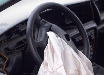 opened airbag