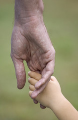 holding hands