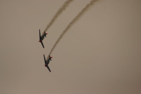 voltige de deux north american t6