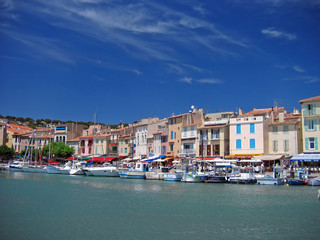 Fototapeta premium port cassis, riwiera francuska