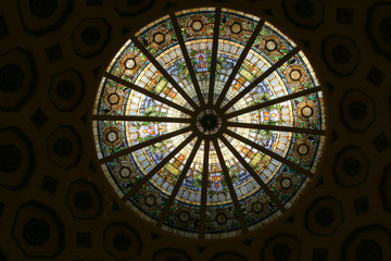 stained glass circle 1