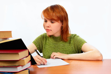 young student girl