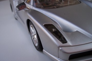 Fototapeta na wymiar model speed car