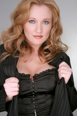 business blond woman