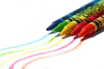 colorful crayons