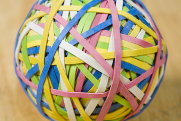 elastic band ball