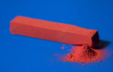 red pastel