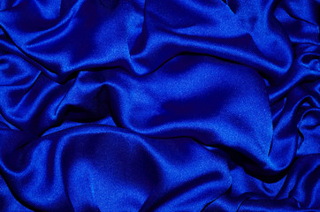 blue satin